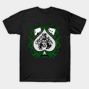 Ace of Spades dark green T-Shirt